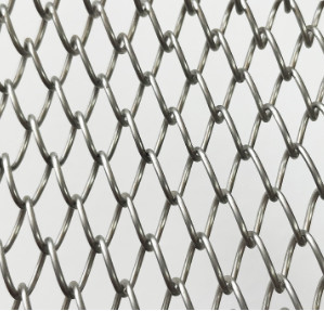 Alambrada de acero inoxidable galvanizada Diamond Mesh Steel Plate para las bandas transportadoras
