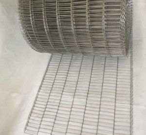 SS304 SS316 Mesh Type Conveyor Belt Wire plano para la transportación de la galleta del chocolate