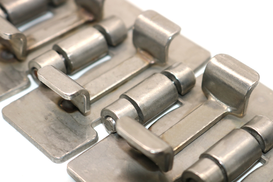 Listón de cadena superior plano de acero inoxidable del rodillo impulsor 302 para la transformación de los alimentos