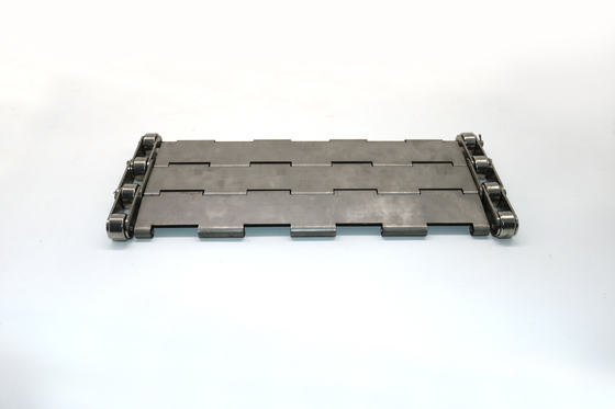 Listón de cadena superior plano de acero inoxidable del rodillo impulsor 302 para la transformación de los alimentos