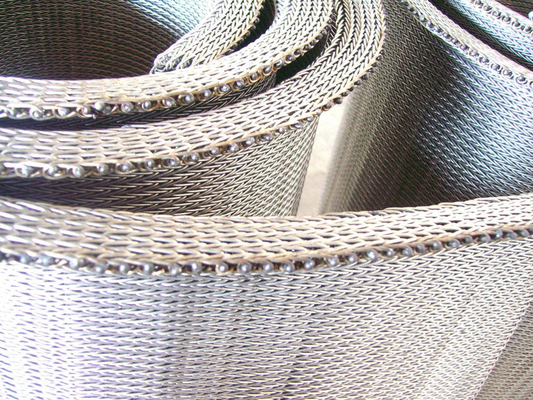Alambre Mesh Belt Straight String Strip de acero inoxidable de la cadena de la armadura del ODM