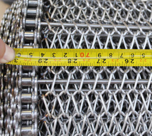 0.5mm-4m m equilibraron los SS espirales atan con alambre el horno de túnel de Mesh Belt Conveyor For Bakery