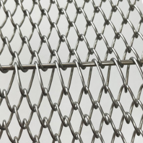 Alambrada de acero inoxidable galvanizada Diamond Mesh Steel Plate para las bandas transportadoras