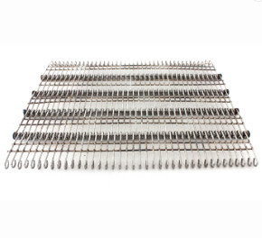 Alambre de acero inoxidable Mesh For Oven de la banda transportadora del vínculo del ojo del metal plano