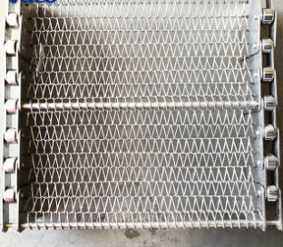 314 310s espiral de acero inoxidable de alta temperatura Mesh Conveyor Chain Belt Metal