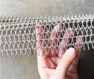314 310s espiral de acero inoxidable de alta temperatura Mesh Conveyor Chain Belt Metal