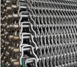 314 310s espiral de acero inoxidable de alta temperatura Mesh Conveyor Chain Belt Metal
