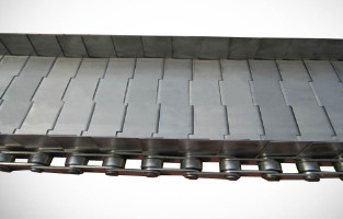 SS304 alambre de acero inoxidable Mesh Conveyor Belt Slat Chain