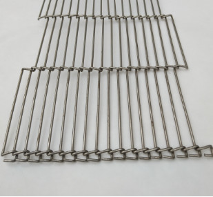 Correa de acero inoxidable da alta temperatura Mesh For Eggs Conveyor del alambre del Enrober