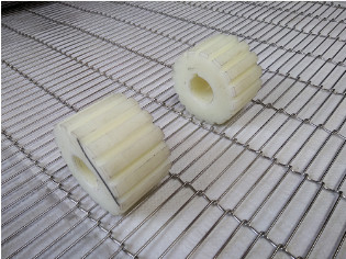 Correa de acero inoxidable da alta temperatura Mesh For Eggs Conveyor del alambre del Enrober