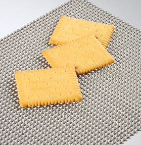 La malla de cadena de acero inoxidable rueda la banda transportadora del alambre del vínculo para el horno de galleta
