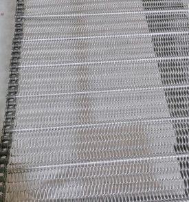 La categoría alimenticia modificada para requisitos particulares 304 SS ata con alambre el vínculo de Mesh Conveyor Belt Metal Chain