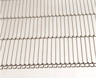 La flexión plana SS ata con alambre el metal de Mesh Belt para el transportador de enfriamiento de la torta