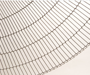 La flexión plana SS ata con alambre el metal de Mesh Belt para el transportador de enfriamiento de la torta