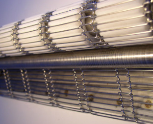 La flexión plana SS ata con alambre el metal de Mesh Belt para el transportador de enfriamiento de la torta