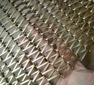 Correa de acero inoxidable Mesh Wire de los sistemas de transportador de industria alimentaria de la forma de V