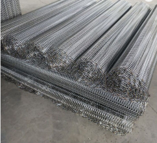 Correa de acero inoxidable Mesh Wire de los sistemas de transportador de industria alimentaria de la forma de V