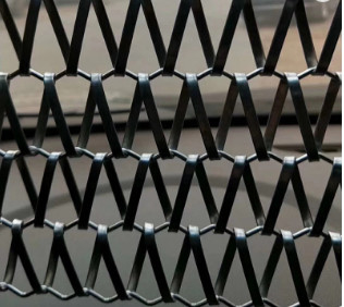Correa de acero inoxidable Mesh Wire de los sistemas de transportador de industria alimentaria de la forma de V