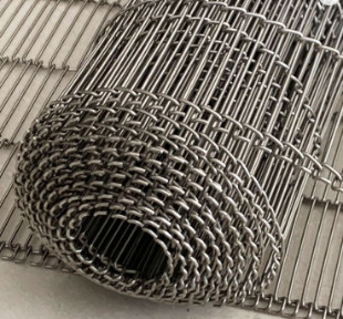 Pizza de acero inoxidable Oven Conveyor Belt Wire Mesh