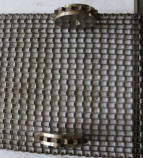 Acero inoxidable de encargo Mesh Belt For Manufacturing Plant del alambre plano de los 20cm-200cm
