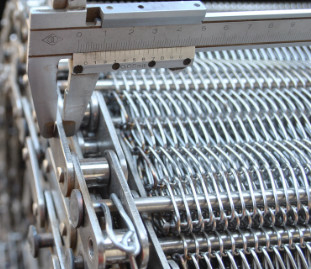 304 correas equilibradas de acero inoxidables de la transformación de los alimentos de la armadura para los huevos