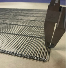 Fabricación conductible de acero inoxidable Mesh Wire de la banda transportadora de SUS316L