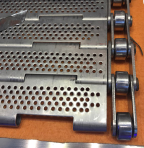 Industria de acero inoxidable de Mesh Conveyor Belt For Chip del alambre de la placa de cadena del metal