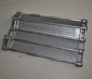 Industria de acero inoxidable de Mesh Conveyor Belt For Chip del alambre de la placa de cadena del metal