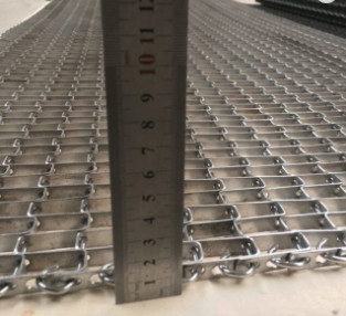 304 bandas transportadoras de acero inoxidables de Flex Weave Square Wire Mesh