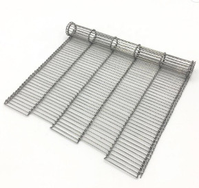 SUS302 metal flexible de acero inoxidable Mesh Wire 2 x 2 para la banda transportadora