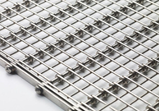 SUS302 metal flexible de acero inoxidable Mesh Wire 2 x 2 para la banda transportadora