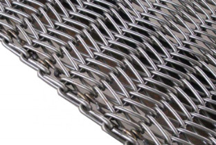 SUS302 metal flexible de acero inoxidable Mesh Wire 2 x 2 para la banda transportadora