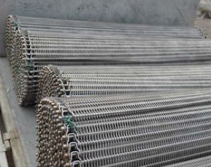 Malla plana de cadena de acero inoxidable de Tiande Flex Belt Metal Belt Conveyor