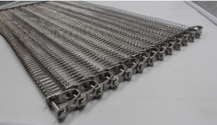 Espiral de acero inoxidable Mesh Belt Bakery Conveyor del alambre SUS304