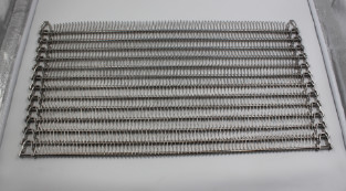 Espiral de acero inoxidable Mesh Belt Bakery Conveyor del alambre SUS304