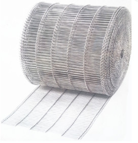 Banda transportadora plana industrial de Flex Wire Extruded Steel Mesh de la comida para la hornada del pan