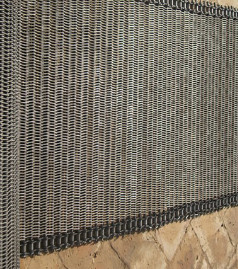 Banda transportadora plana industrial de Flex Wire Extruded Steel Mesh de la comida para la hornada del pan