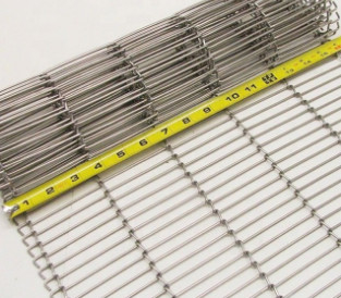Alambre plano a prueba de calor Mesh Belt For Bake Conveyor de los SS 304 de la flexión