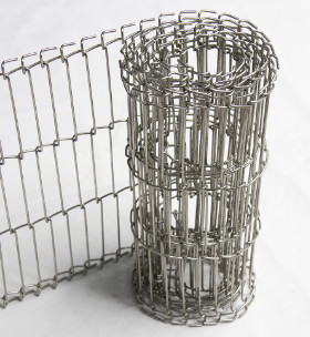 Alambre plano a prueba de calor Mesh Belt For Bake Conveyor de los SS 304 de la flexión