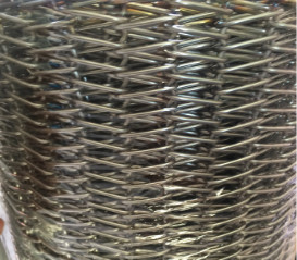 316L transportador de acero inoxidable Flex Belt Chain Link Mesh plano