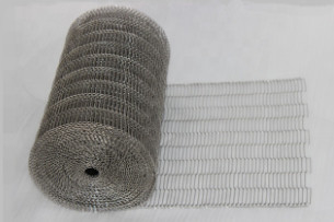 Plano de acero inoxidable Flex Oven Conveyor Belt Mesh Metal del OEM