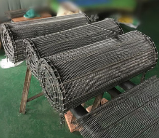 Malla de alambre espiral tejida de acero inoxidable de la correa del congelador SUS302