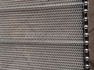 Malla de alambre espiral tejida de acero inoxidable de la correa del congelador SUS302