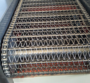 Huevo ampliado de acero inoxidable Tray Dryers de Diamond Mesh Wire Conveyor Belt For del metal 316