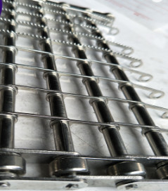 Banda transportadora plana ampliada de los SS Diamond Mesh Metal Sheet Wire For
