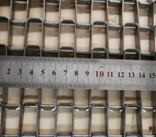 Alambre plano Mesh For Bakery de la correa de Flex Enrobe Stainless Steel Conveyor