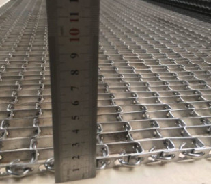Alambre plano Mesh For Bakery de la correa de Flex Enrobe Stainless Steel Conveyor