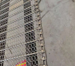 La banda transportadora inoxidable del alambre de acero de la categoría alimenticia del vínculo del ojo 304 modificó tamaño para requisitos particulares