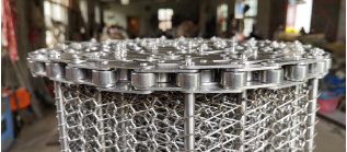 Impulsión de cadena Flex Belt Wire Mesh plano de la resistencia da alta temperatura para el transportador