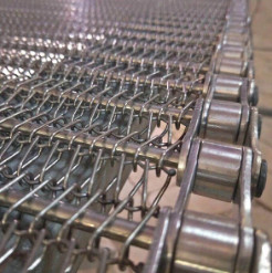 Alambre plano resistente Mesh Food Industry Conveyor Belt del SOLDADO ENROLLADO EN EL EJÉRCITO